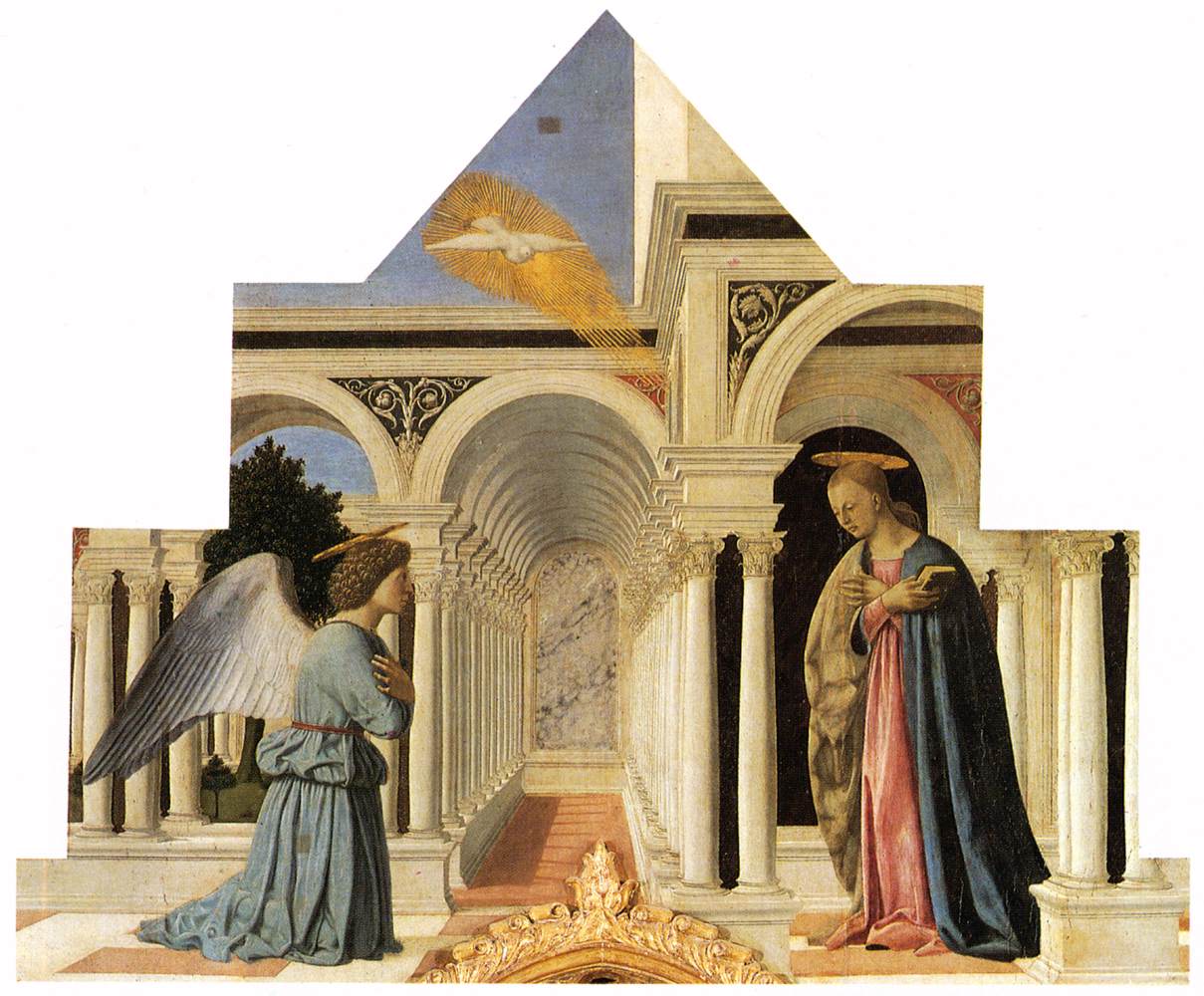 San Antonio Polyptic: The Annunciation