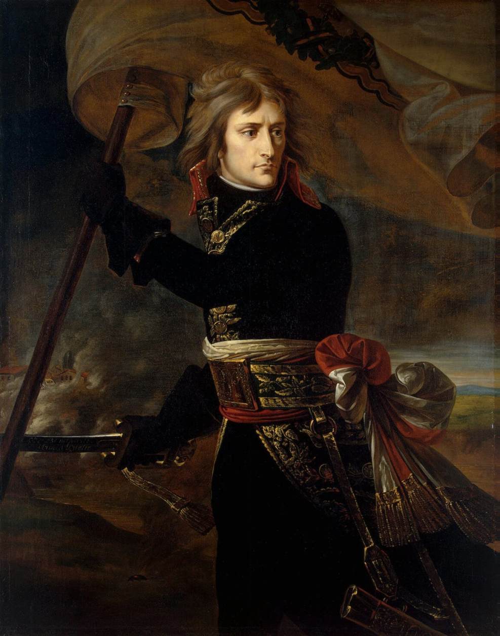 Bonaparte en El Puente en Arcole