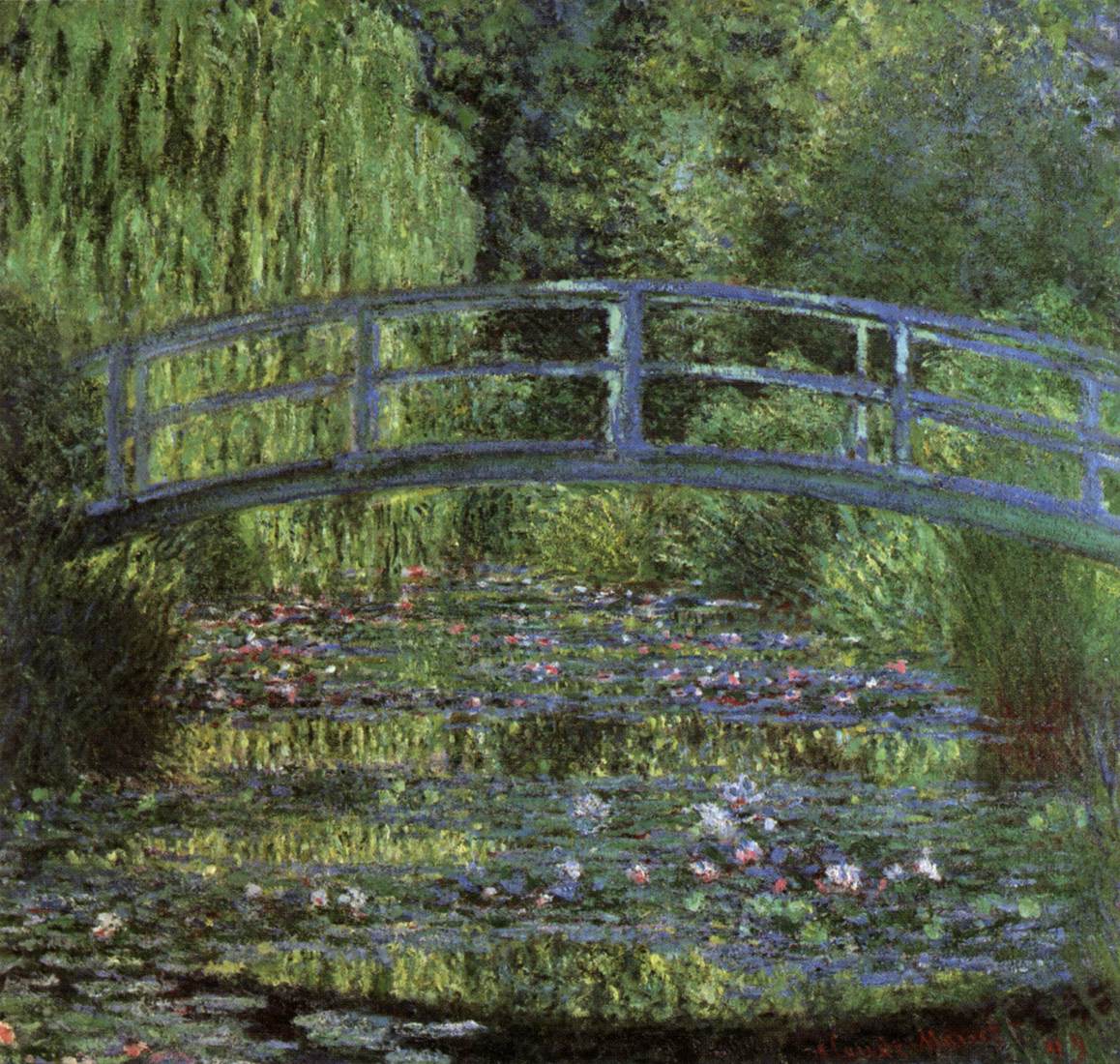 El Estanque de Lirio de Agua, Armonía en Verde