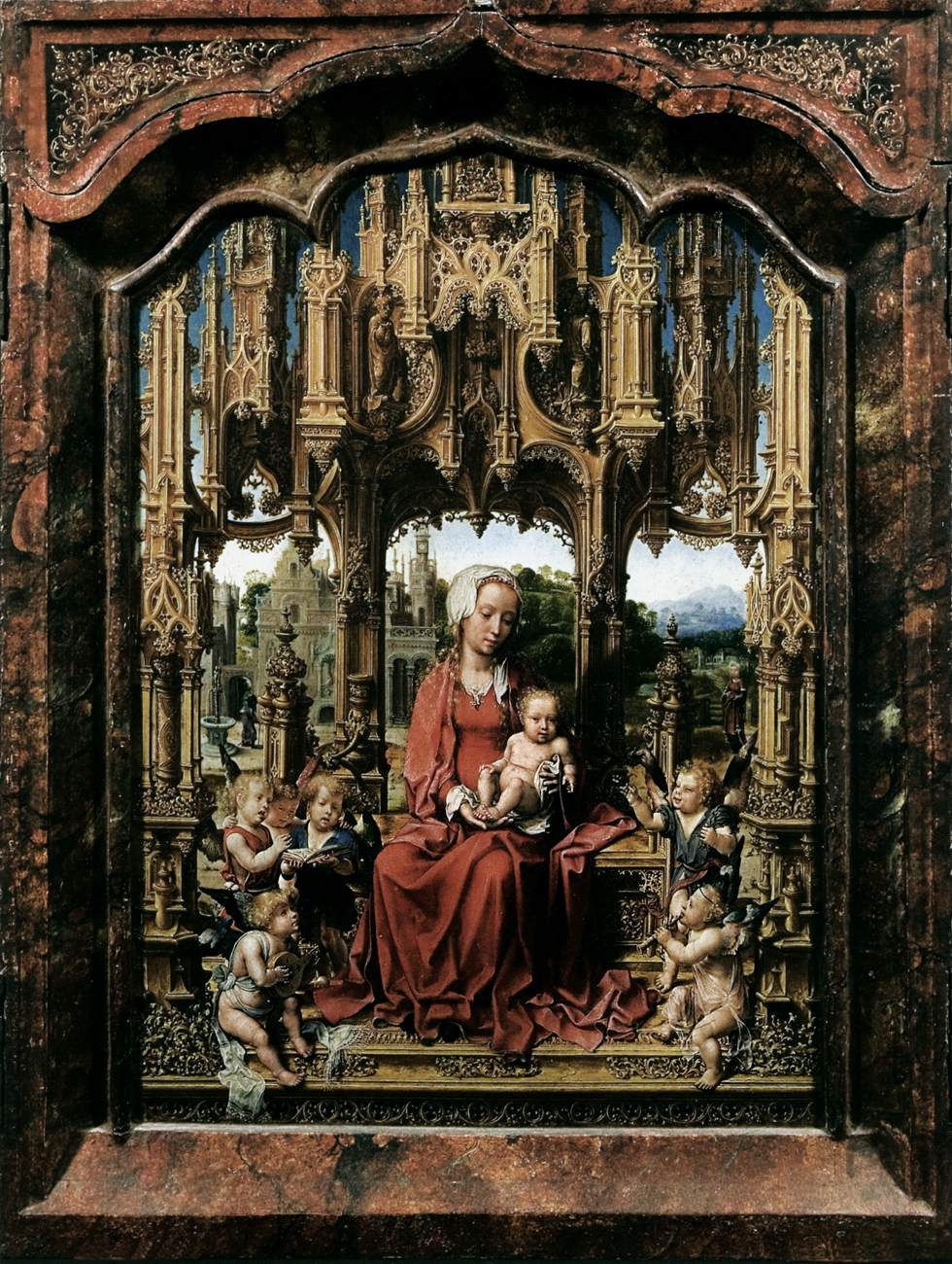 Das Malvagna -Altarbild (zentrales Panel)