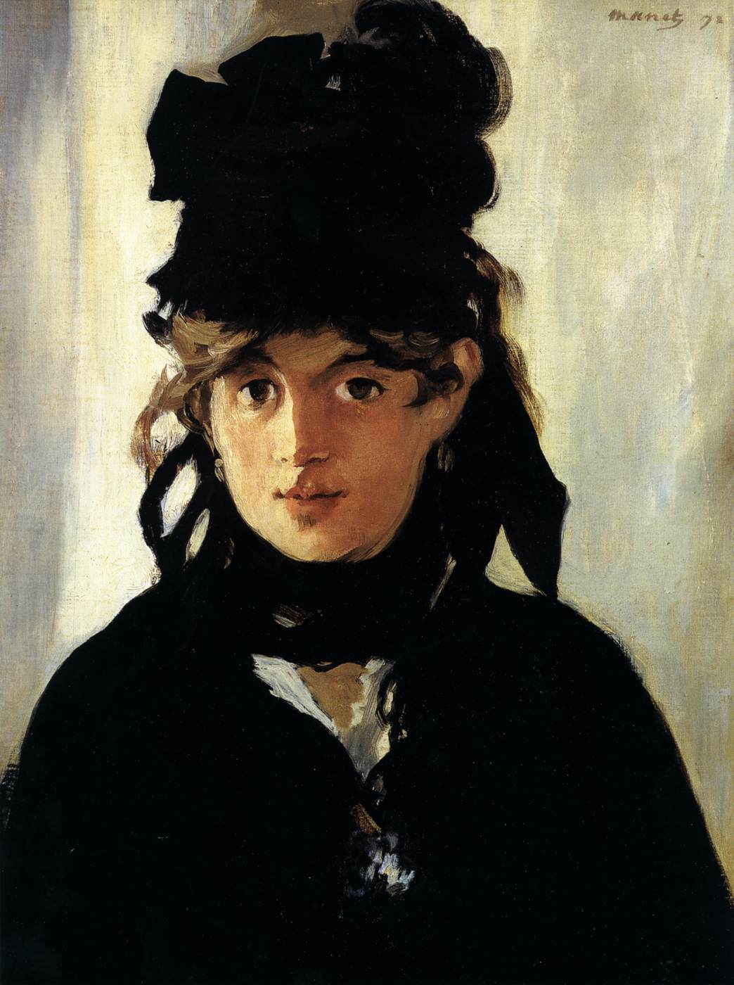 Berel Morisot con un Montón de Violetas