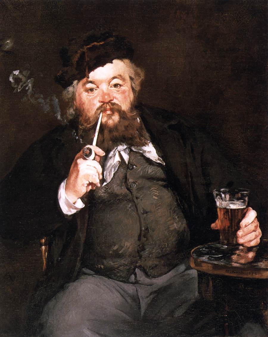 Le Bon Bock (portret van Emile Bellot)