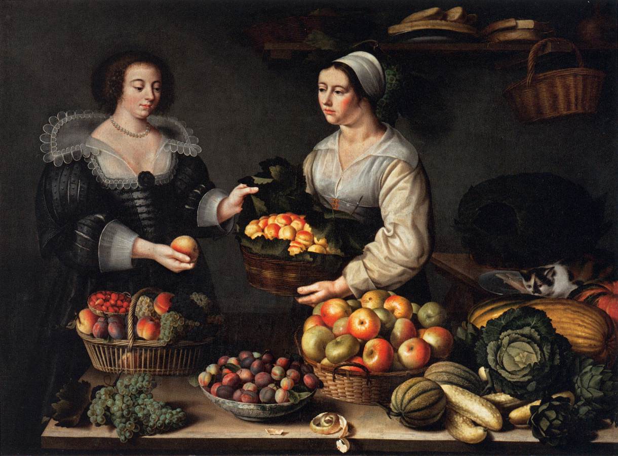 Le vendeur de rue des fruits et légumes