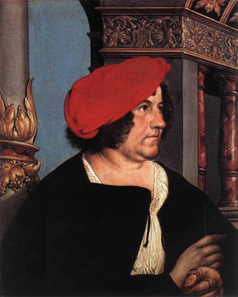 Portret van Jakob Meyer Zum Hasen