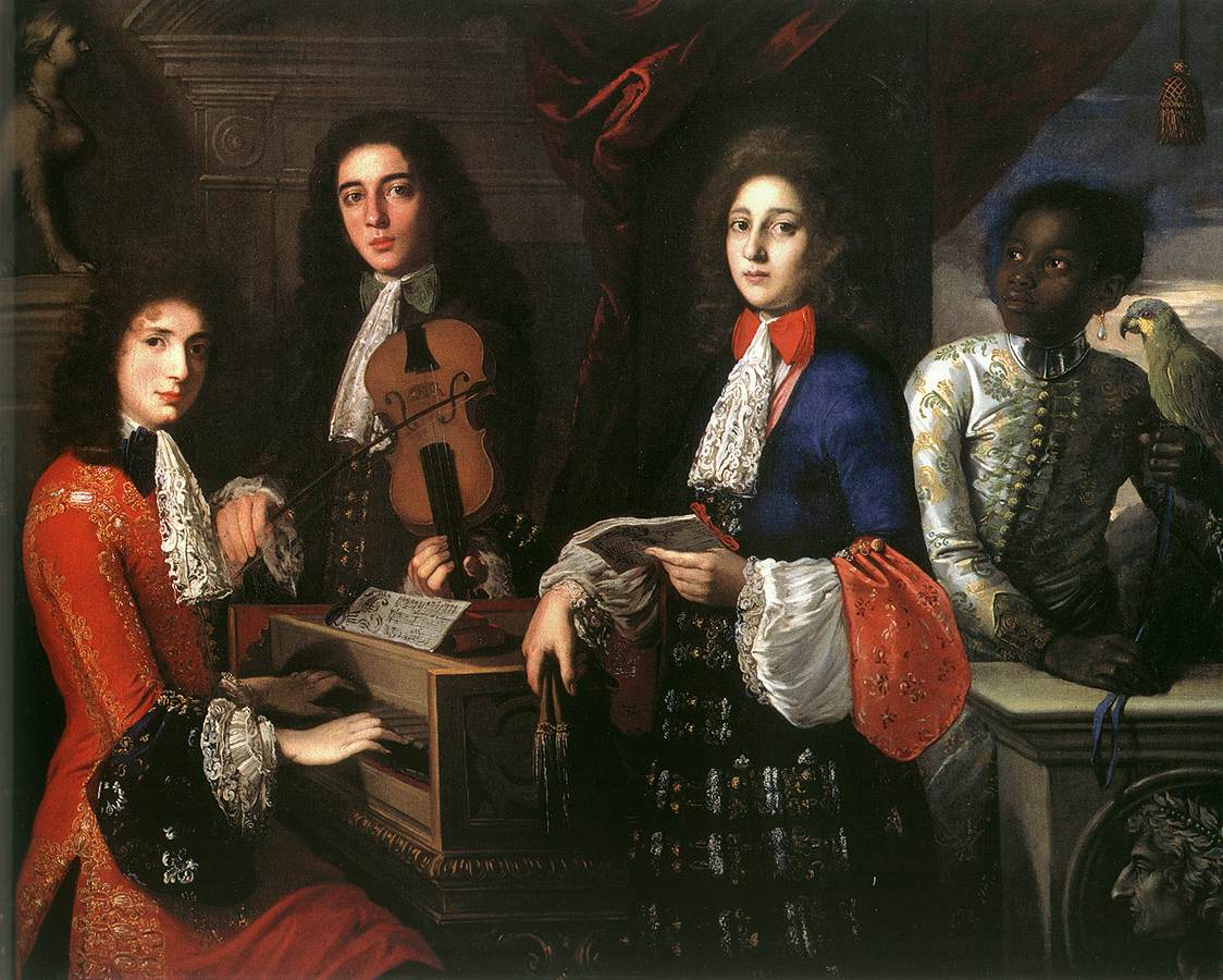 Portrait de trois musiciens de la Cour de Médicis