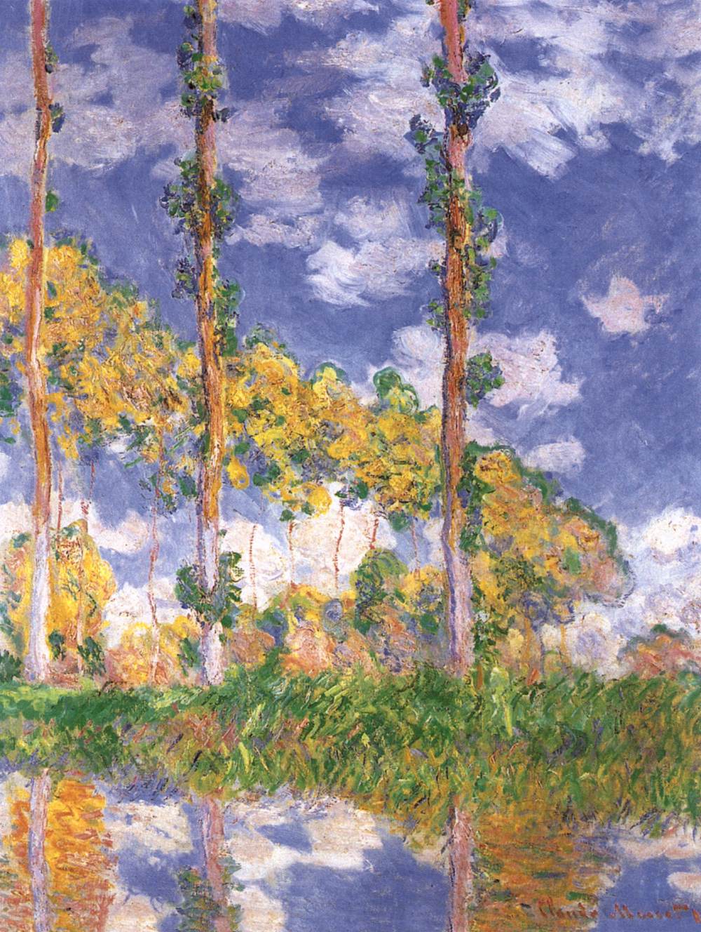 Three Poplars, Summer