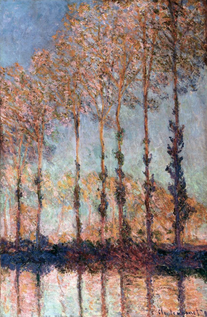 Poplars on the banks of the River Epte