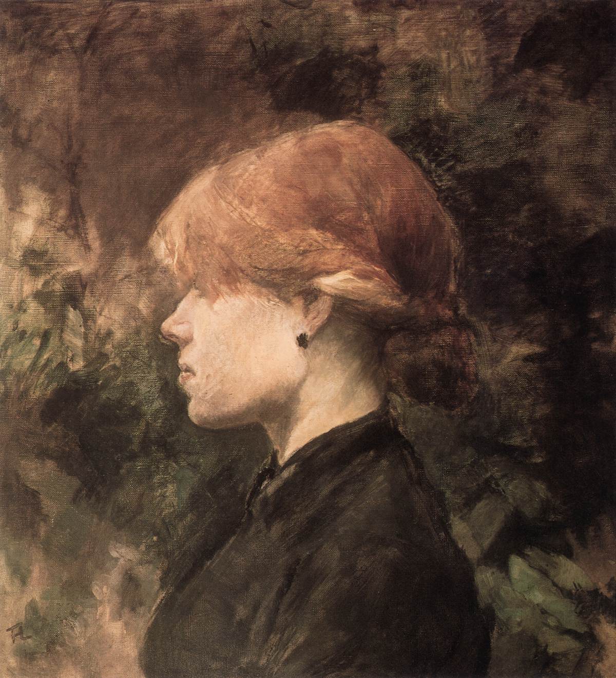 Jeune femme aux cheveux roux