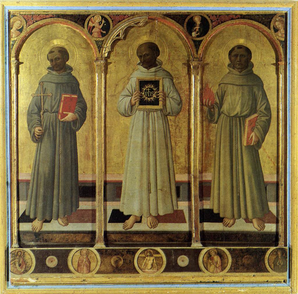 Trei sfinți franciscani