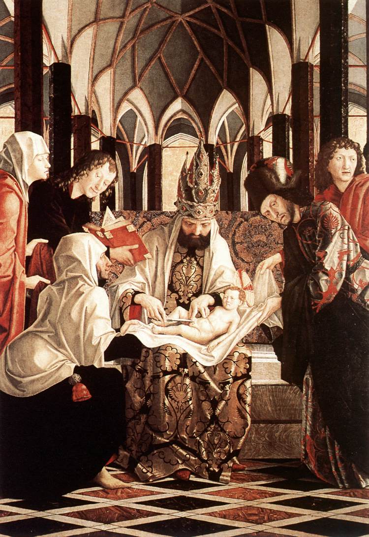 San Wolfgang Altarpiece: Omskärelse