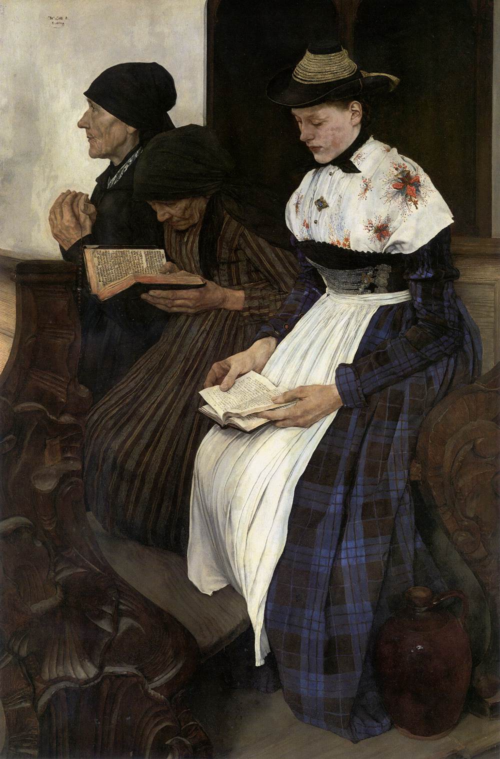 Three Women in the Church