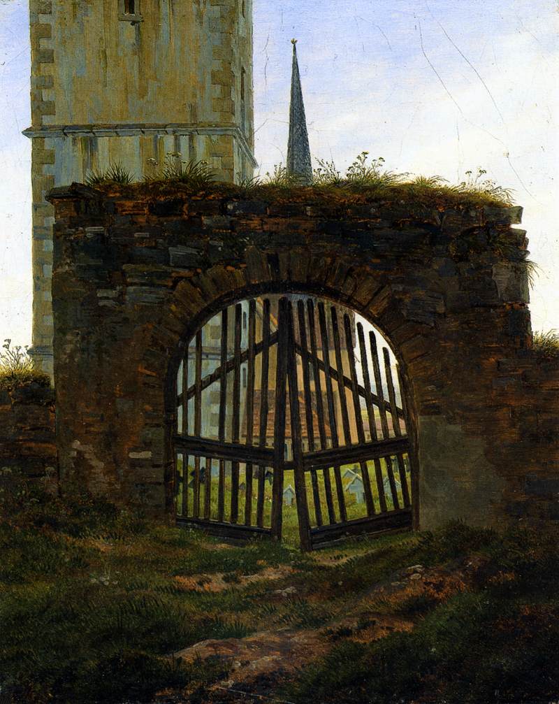 La porta del cimitero (il cimitero)