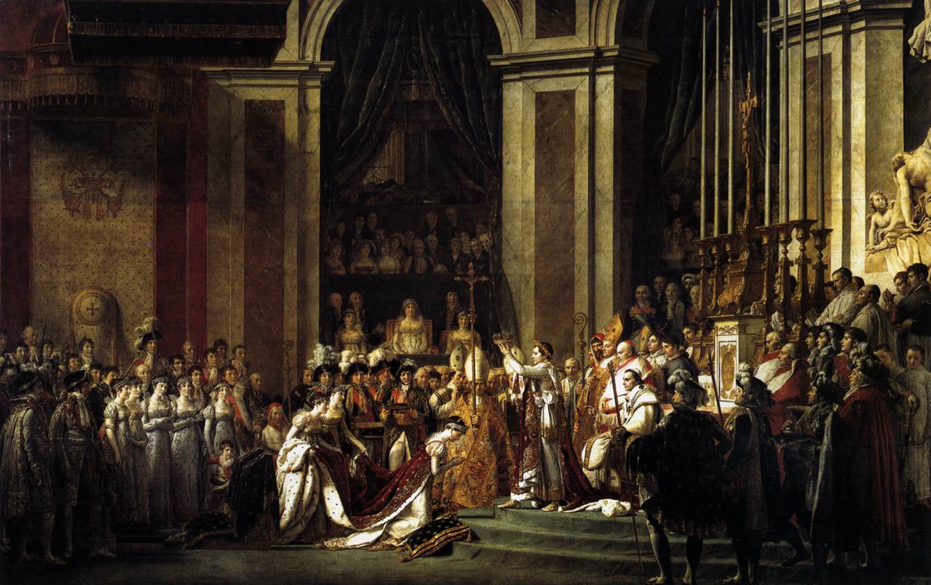 Indvikling af kejser Napoleon I og kroningen af ​​kejserinde Josefina