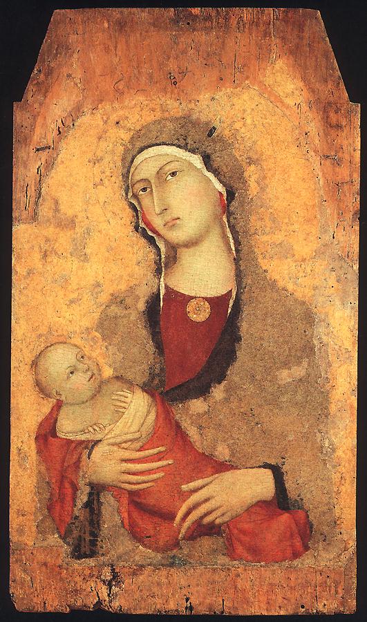 La vierge et l'enfant (de Lugnano d'Aria)