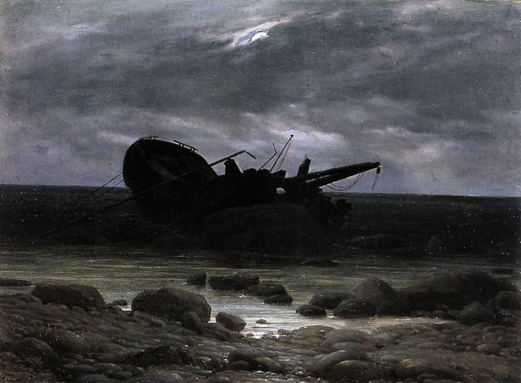 Shipwreck in the Moonlight