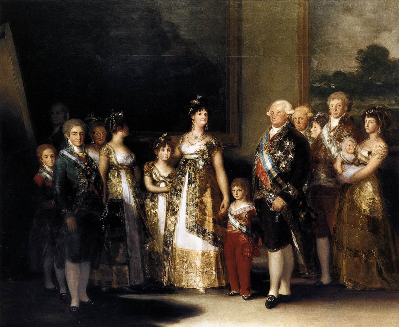 Carlos IV i jego rodzina