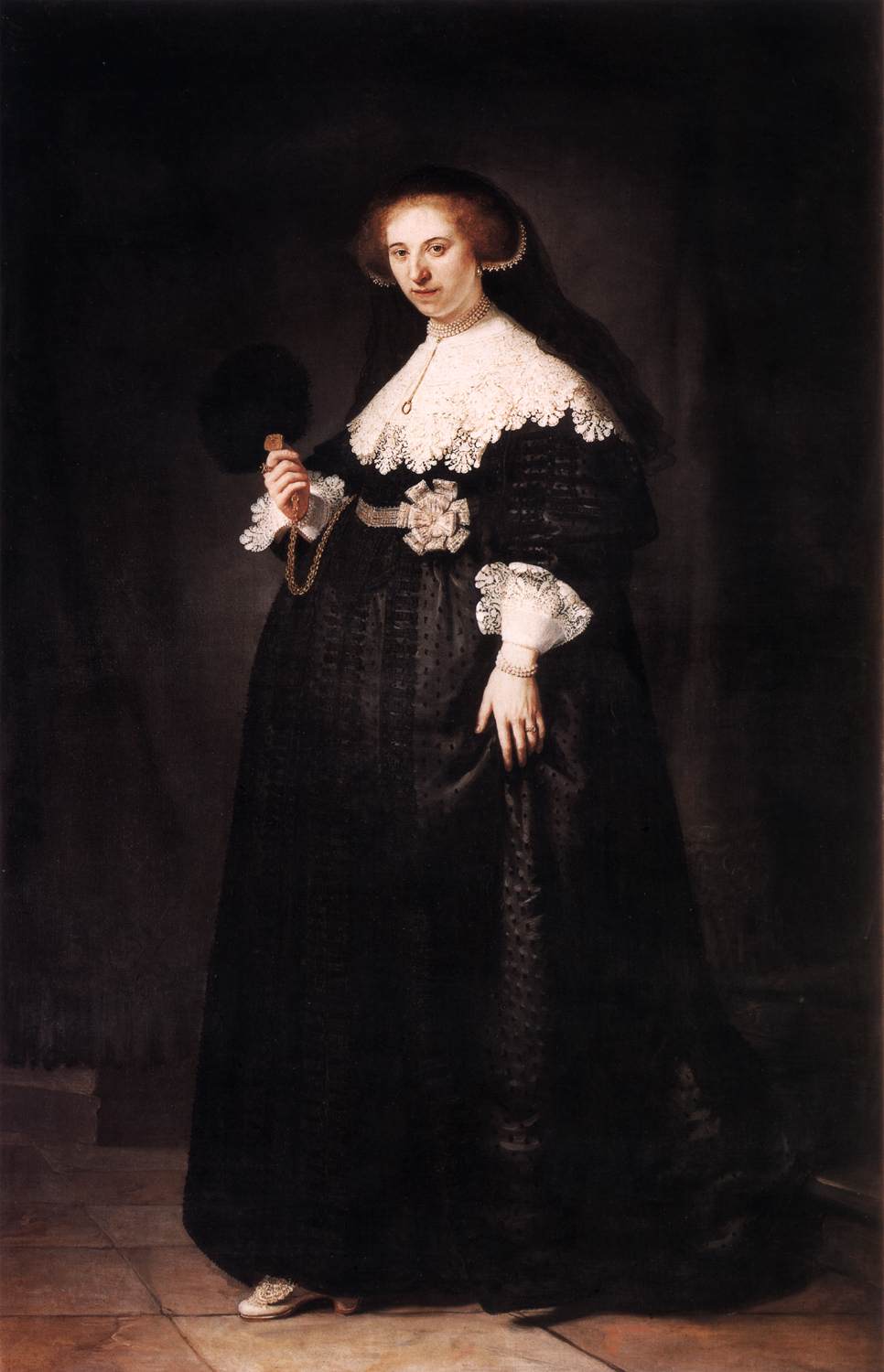 Retrato de Oopjen Coppit, esposa de Marten Soolmans