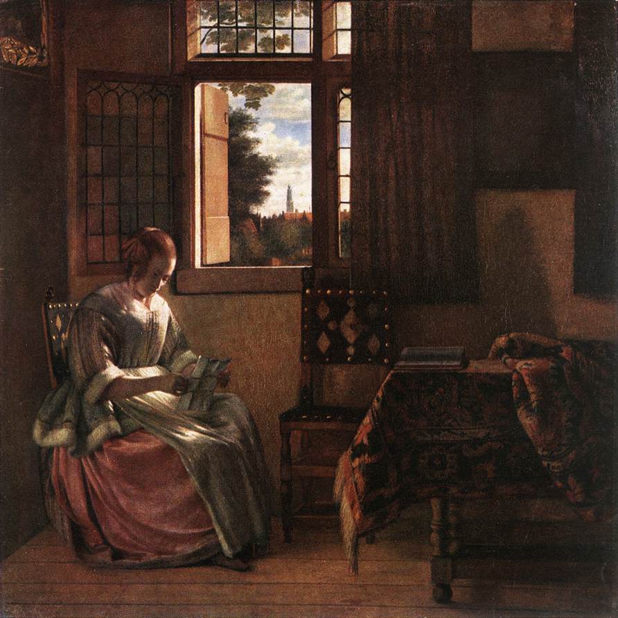 Woman Reading a Letter