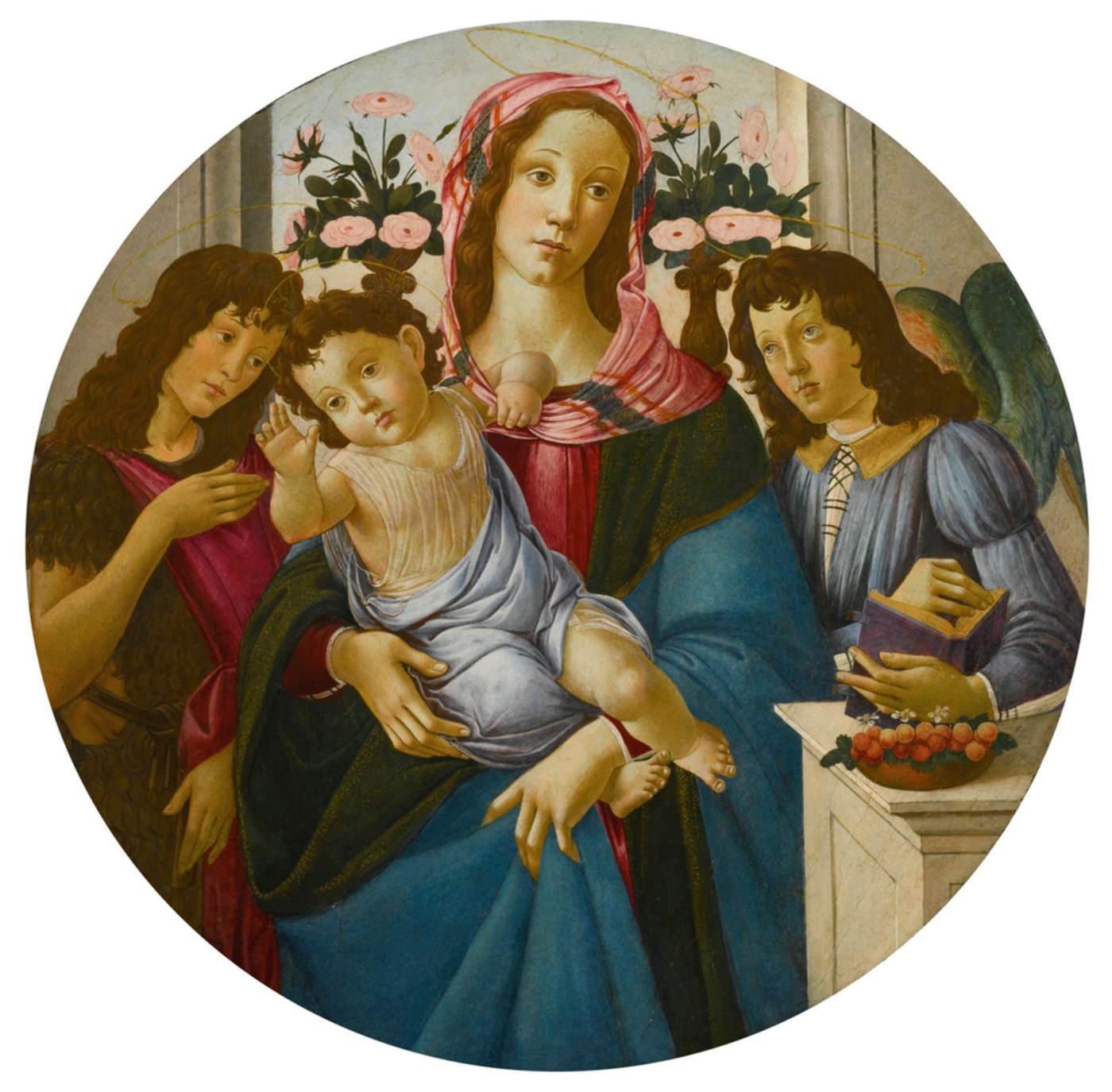 Die Jungfrau und das Kind mit dem Heiligen Johannes der Täufer und einem Engel
