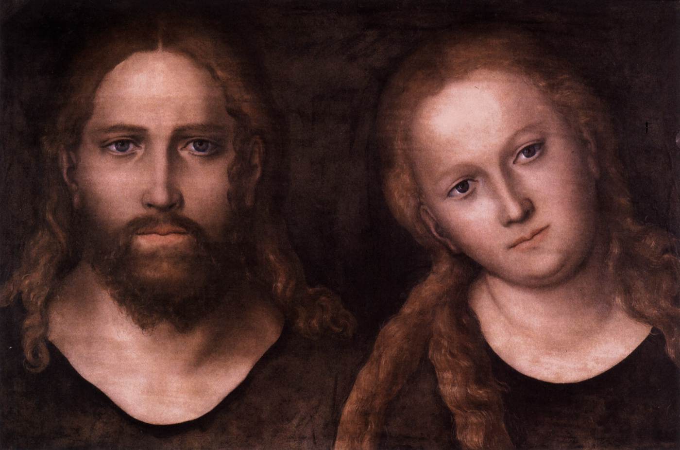 Christ et la Vierge Marie (ou Marie Magdalena)