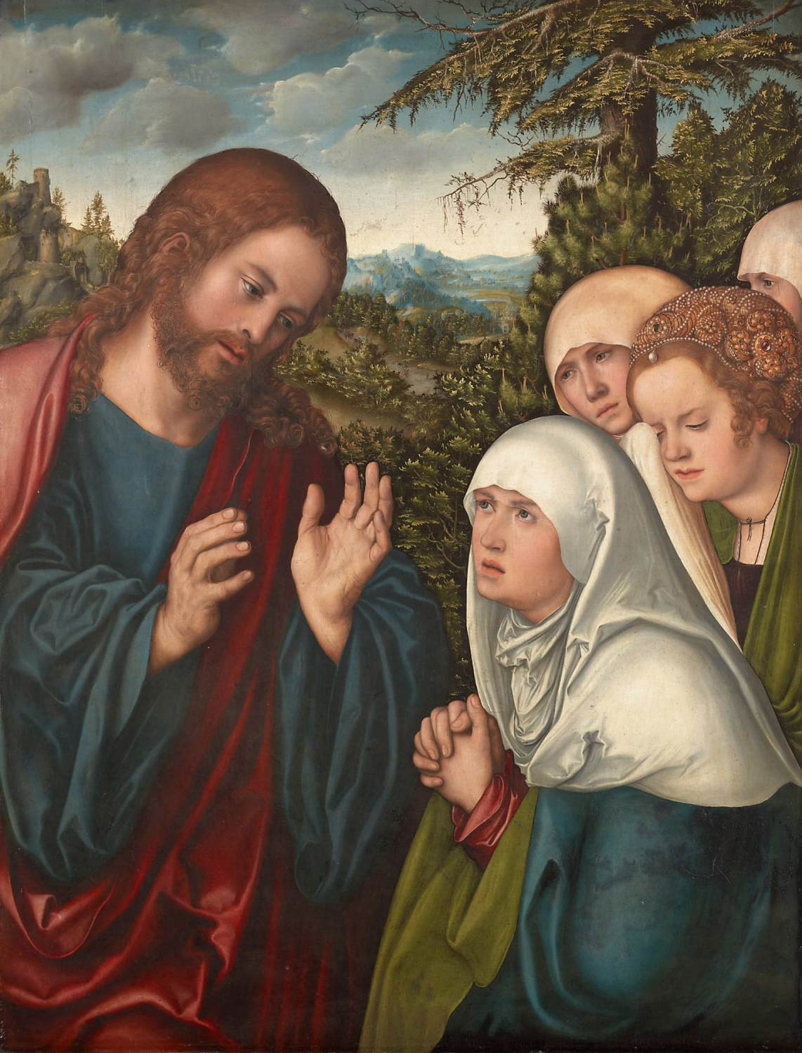 Farewell of Christ to his Mother