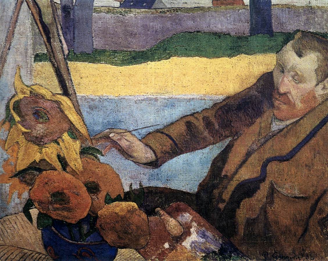 Van Gogh Sonnenblumenmalerei