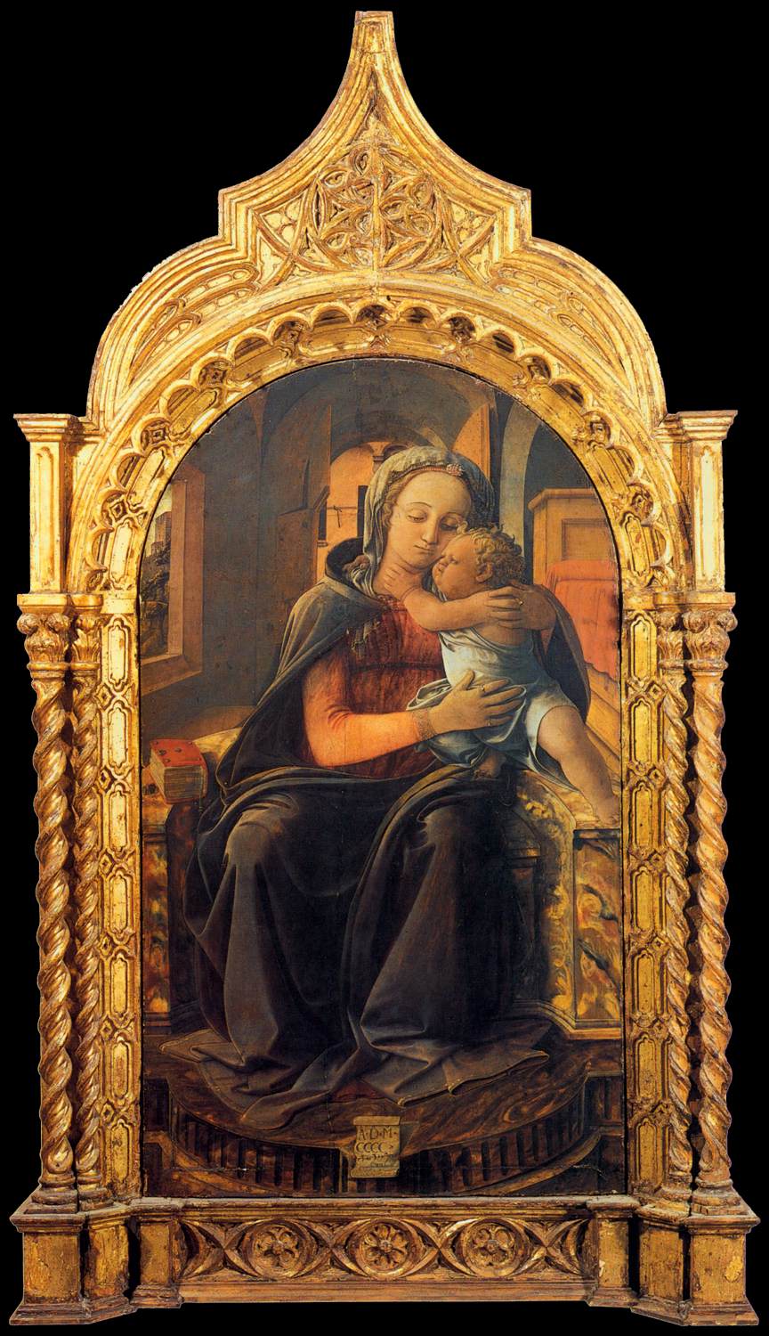 La vierge avec l'enfant (Tarquinoia la Virgen)