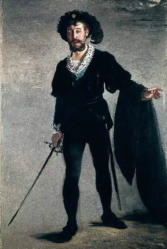 The Singer Faure As Hamlet