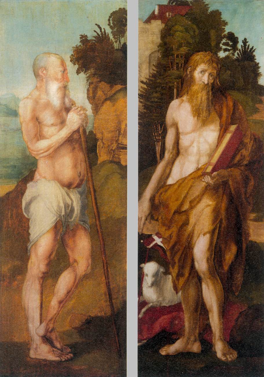 Saint Onuphrius and Saint John the Baptist