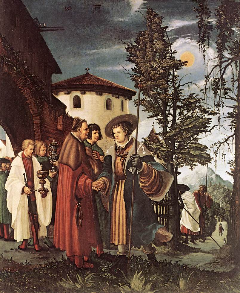 Saint Florian Taken from the Monastery