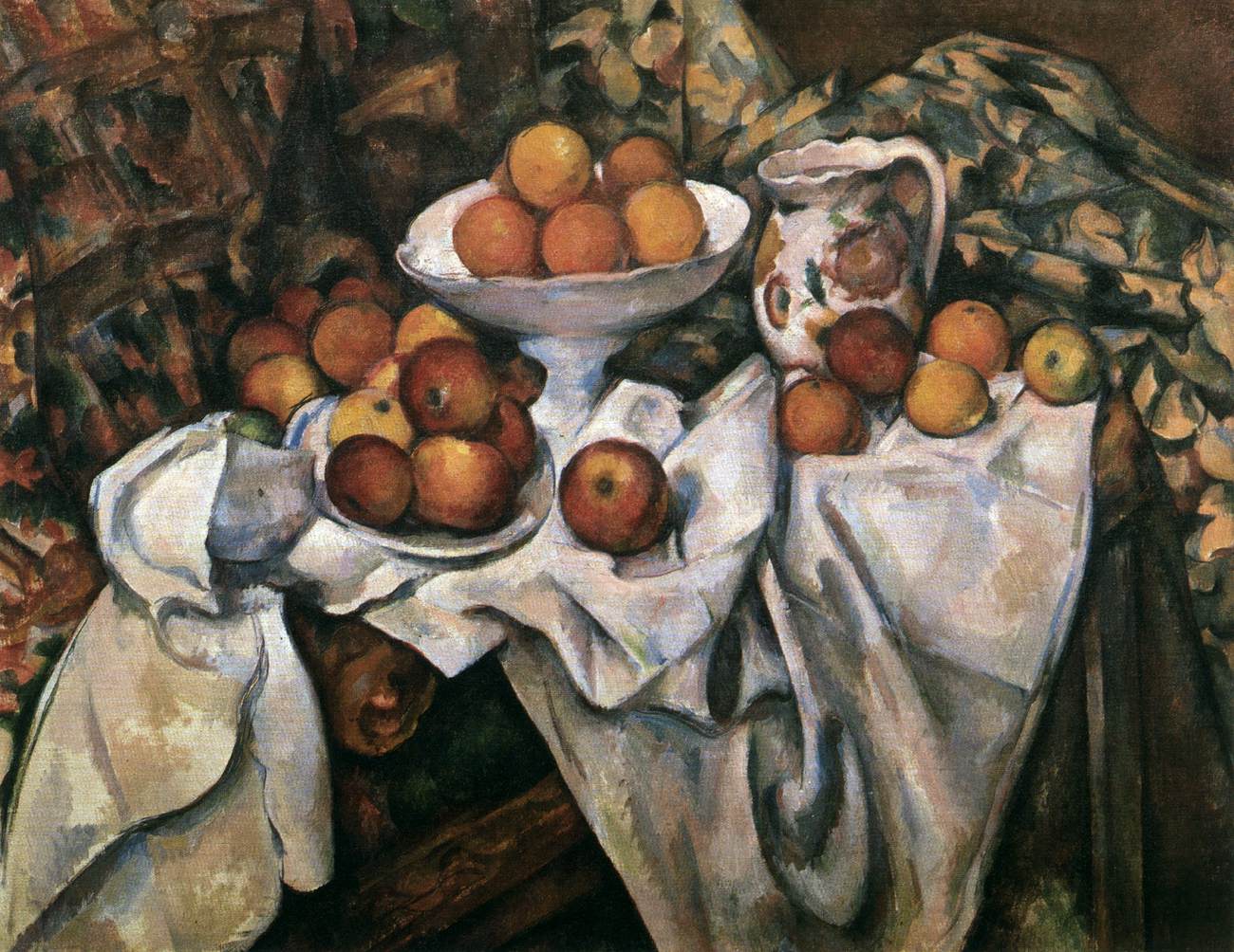 Still Life of Apples and Oranges