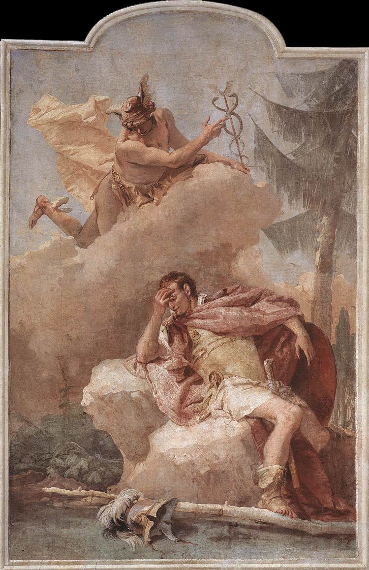 Mercury Appearing to Aeneas