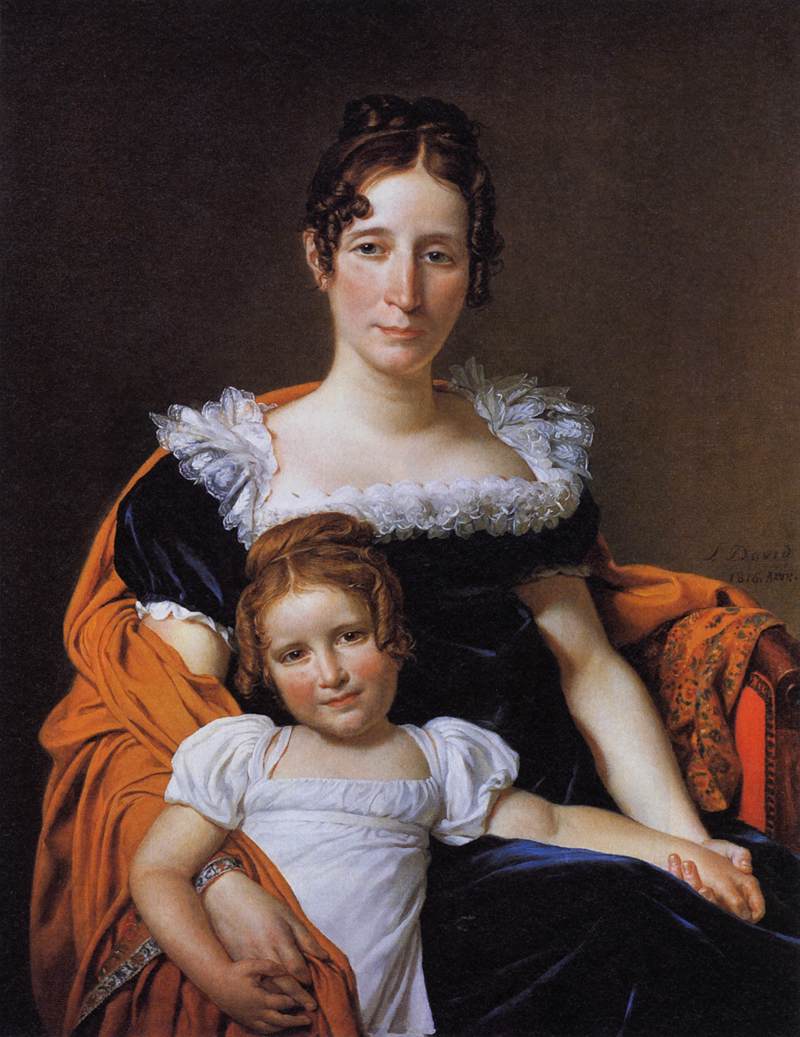 Portrait of La Condesse Vilain XIIII and her Daughter