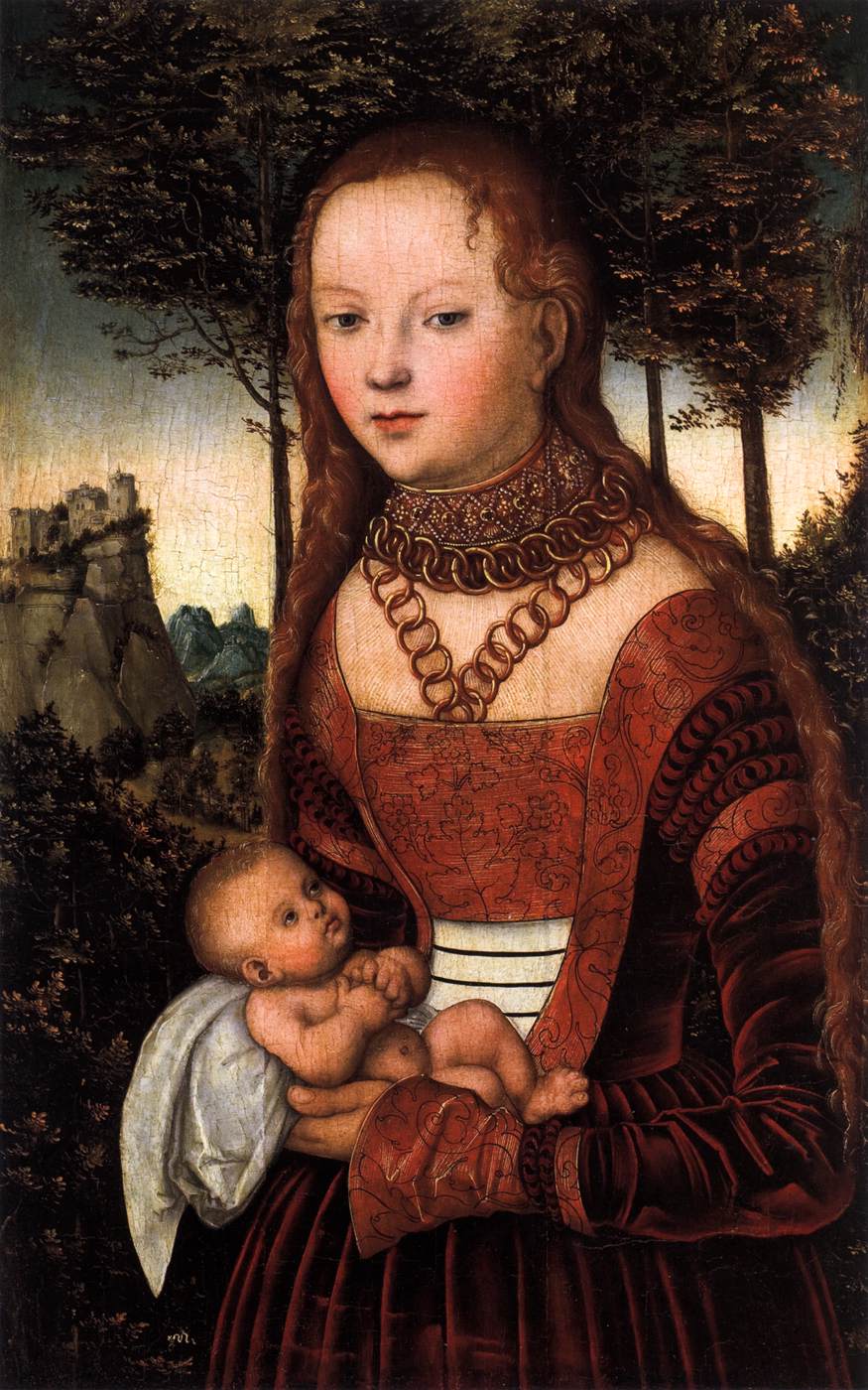 Young Mother with Son