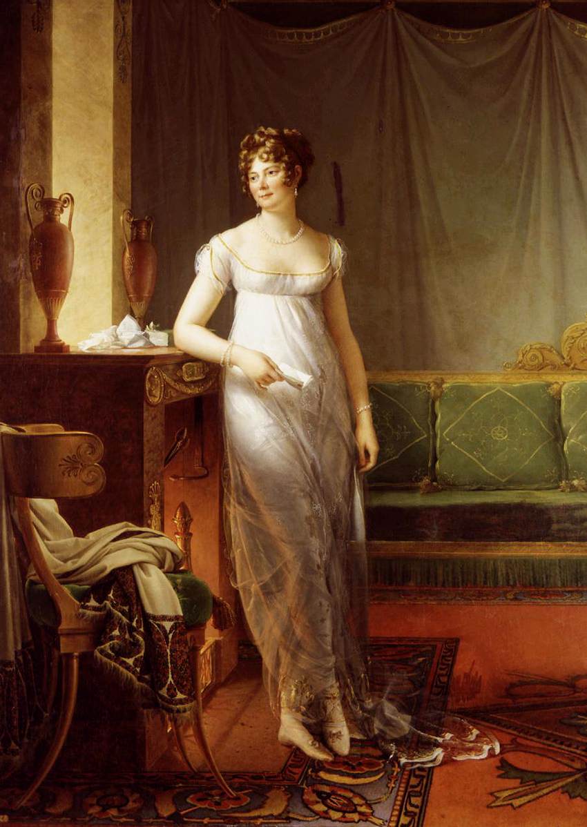 Portrait of Catherine Worlée, Princess of Talleyrand-Périgord