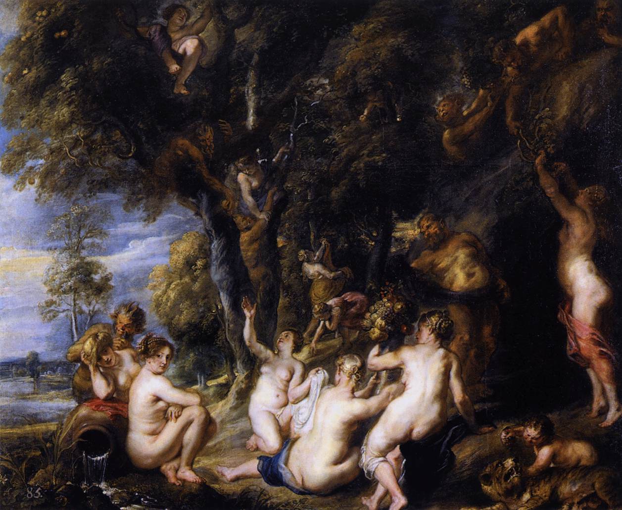 Nymphes et satyres