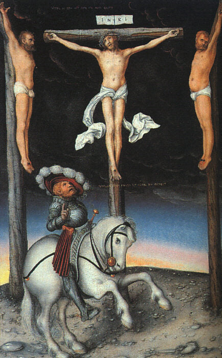 La crucifixion avec le centurion converti