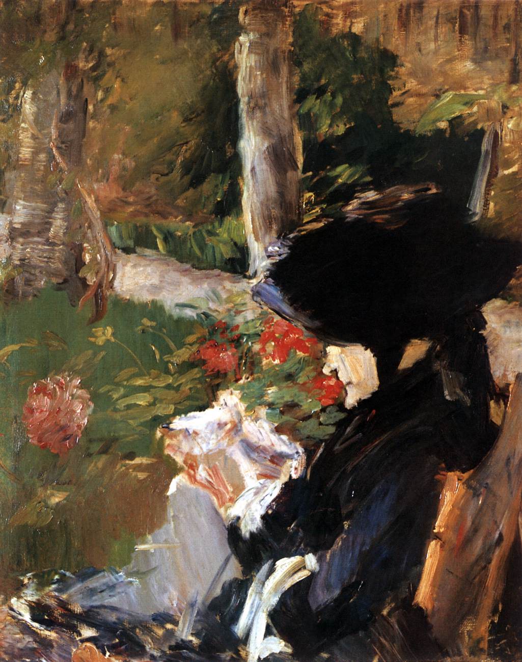 A Mãe de Manet no Jardim de Bellevue 