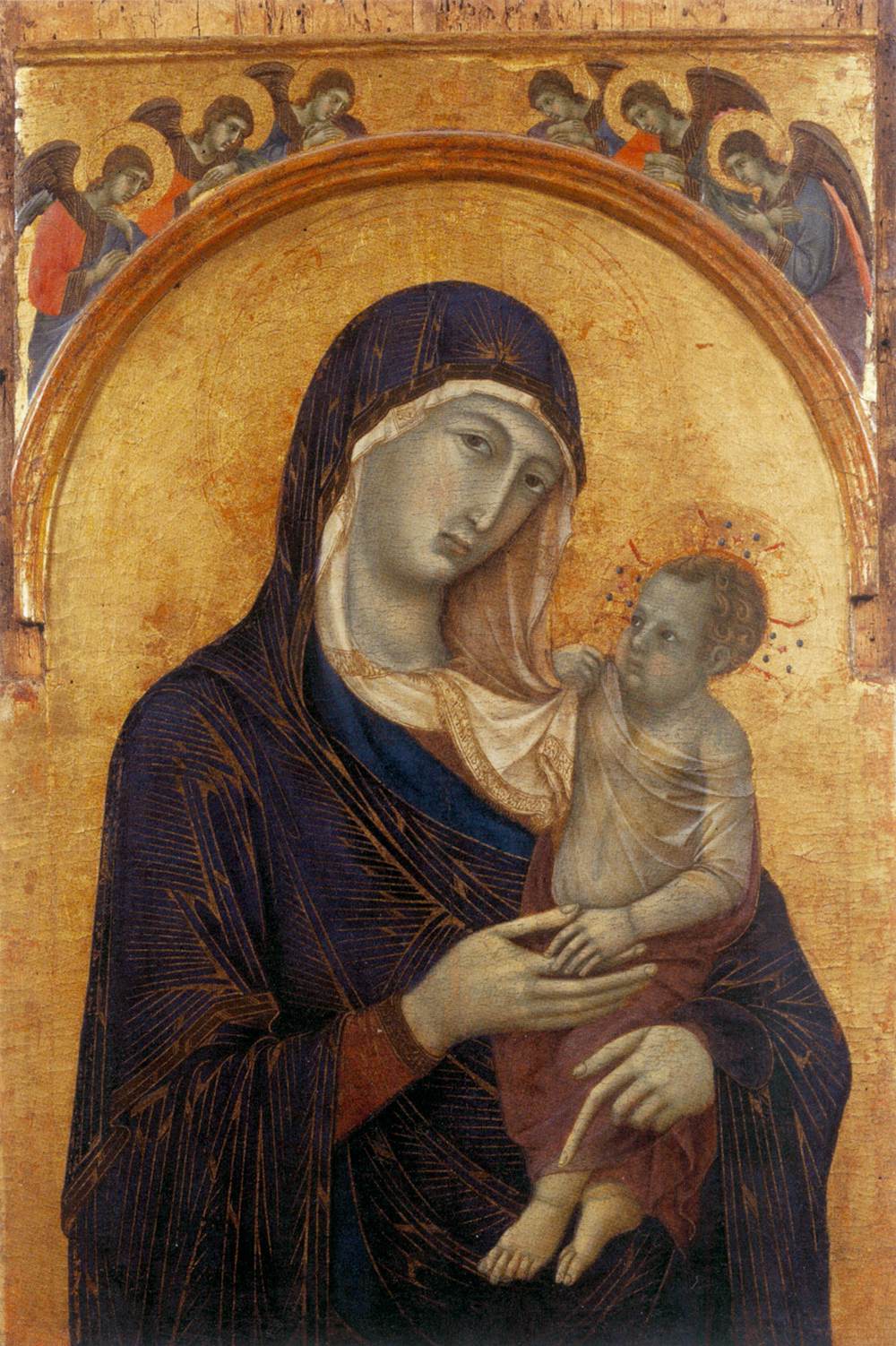 Madonna and Child with Six Angels