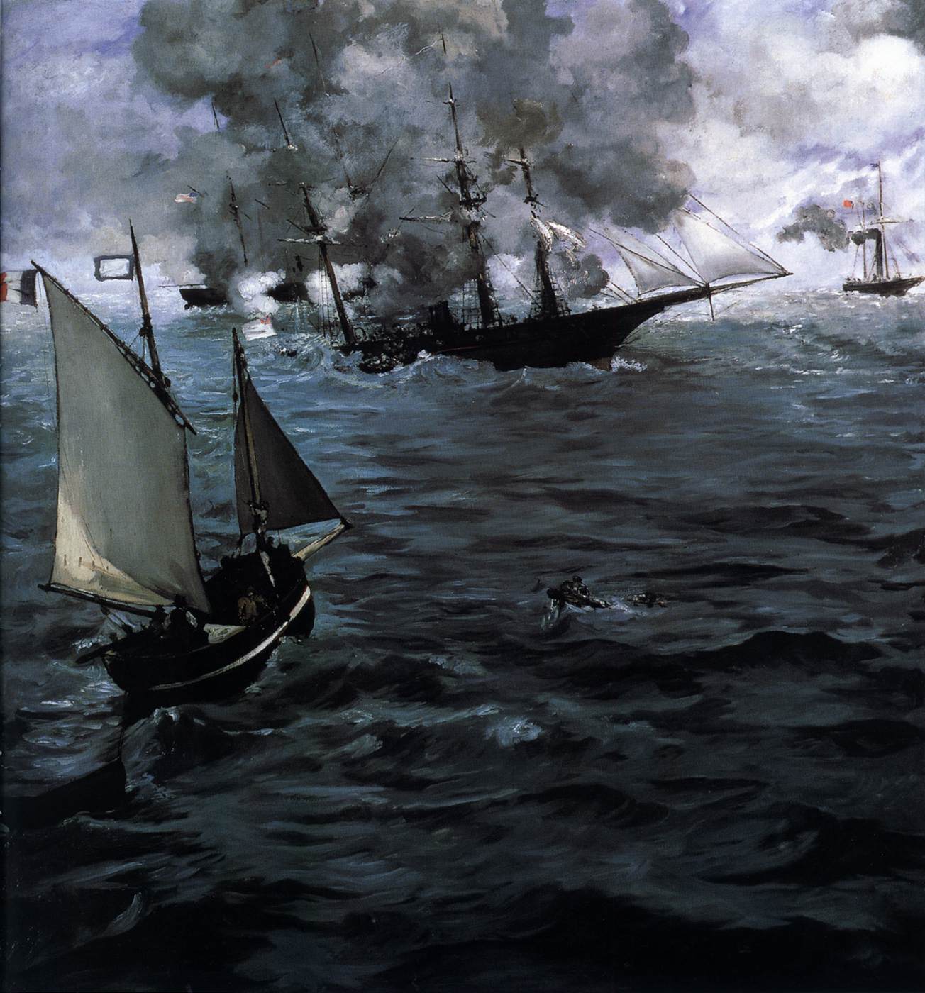 La Batalla del Kearsarge y El Alabama