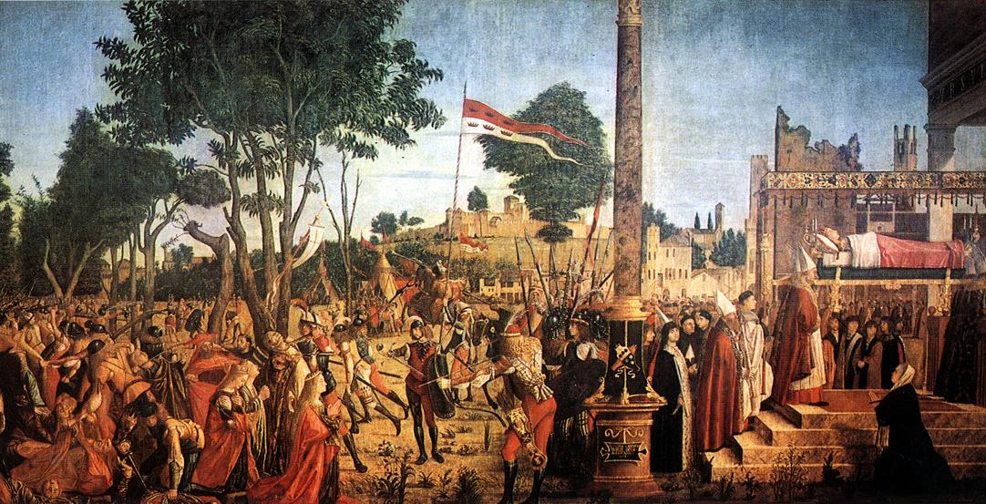 The Martyrdom of the Pilgrims and the Funeral of Santa Úrsula