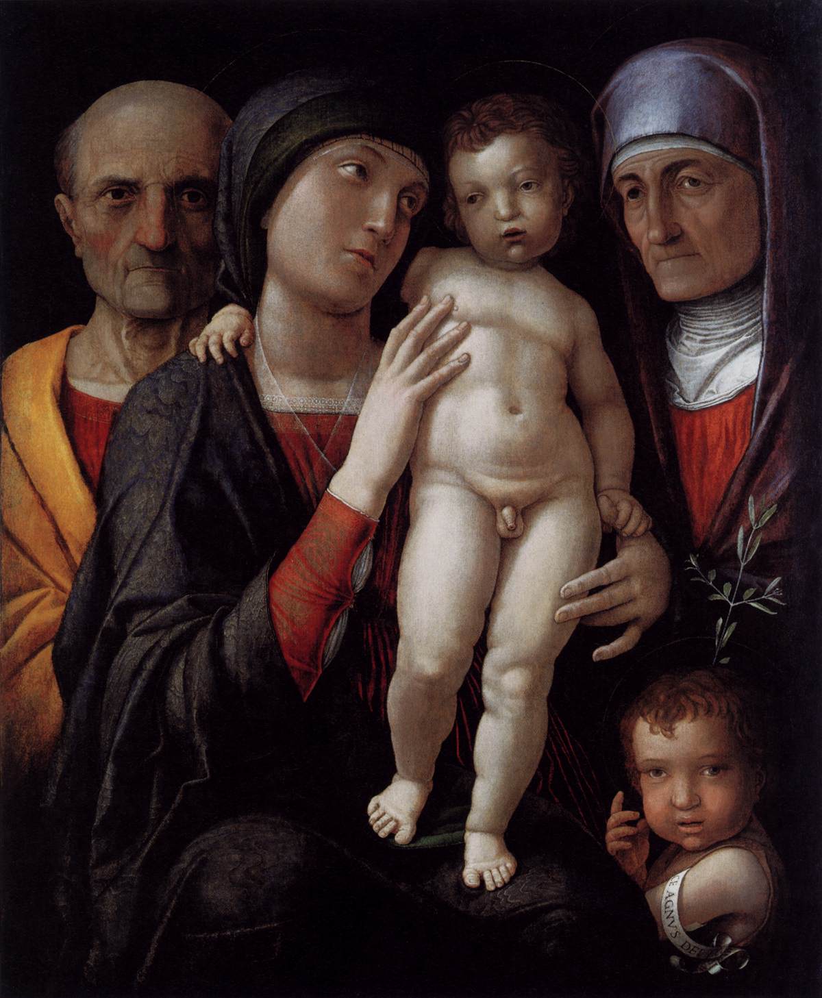 Die Sagrada Familia mit dem Baby San Juan Bautista
