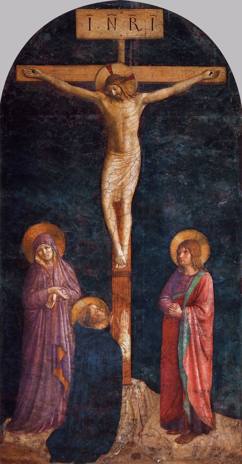 La Crucifixión con Santo Domingo