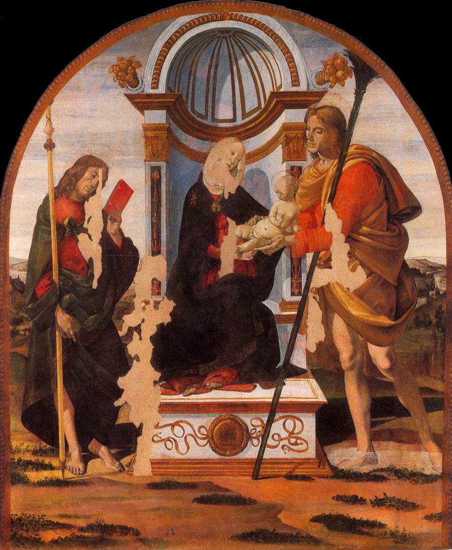 Virgin and Child with Saint James and Saint Christopher