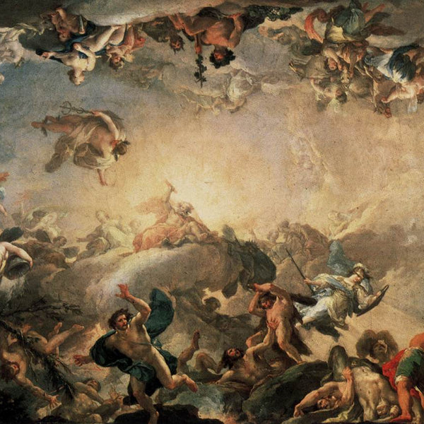 El Olimpo, La caída de los gigantes - Francisco Bayeu y Subías - como  impresión artística de reproArte