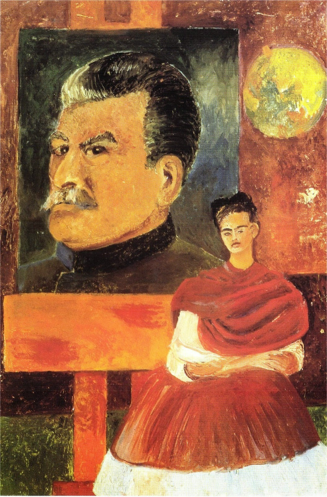 Self -portrait with Stalin