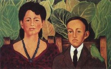 Alicia ve Eduardo Safa'nın portresi