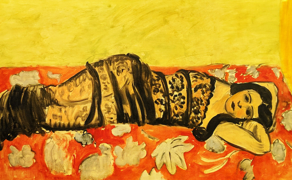 Odalisque with Black Hair