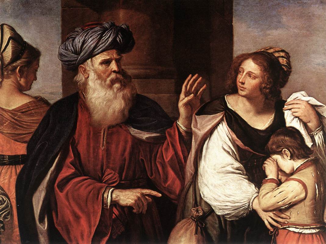 Abraham udviser Agar og Ismael