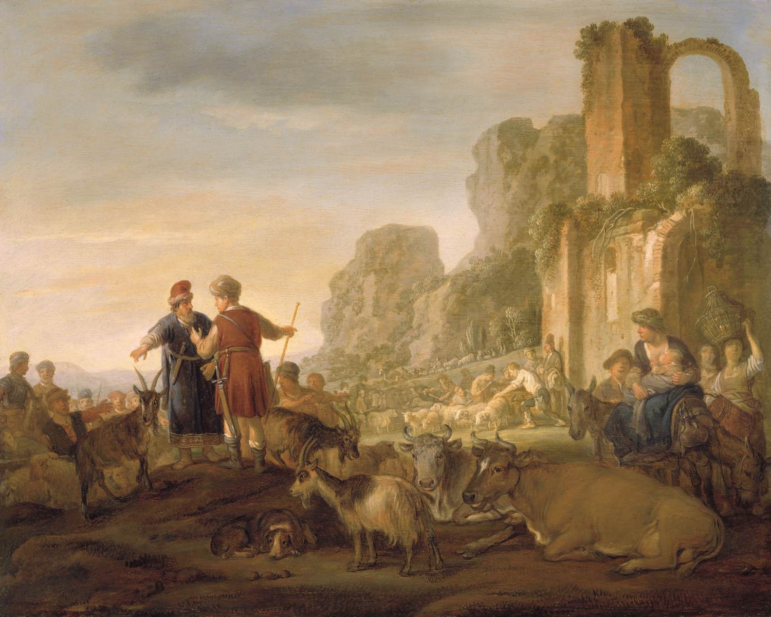 Abraham and Lot Divide the Land